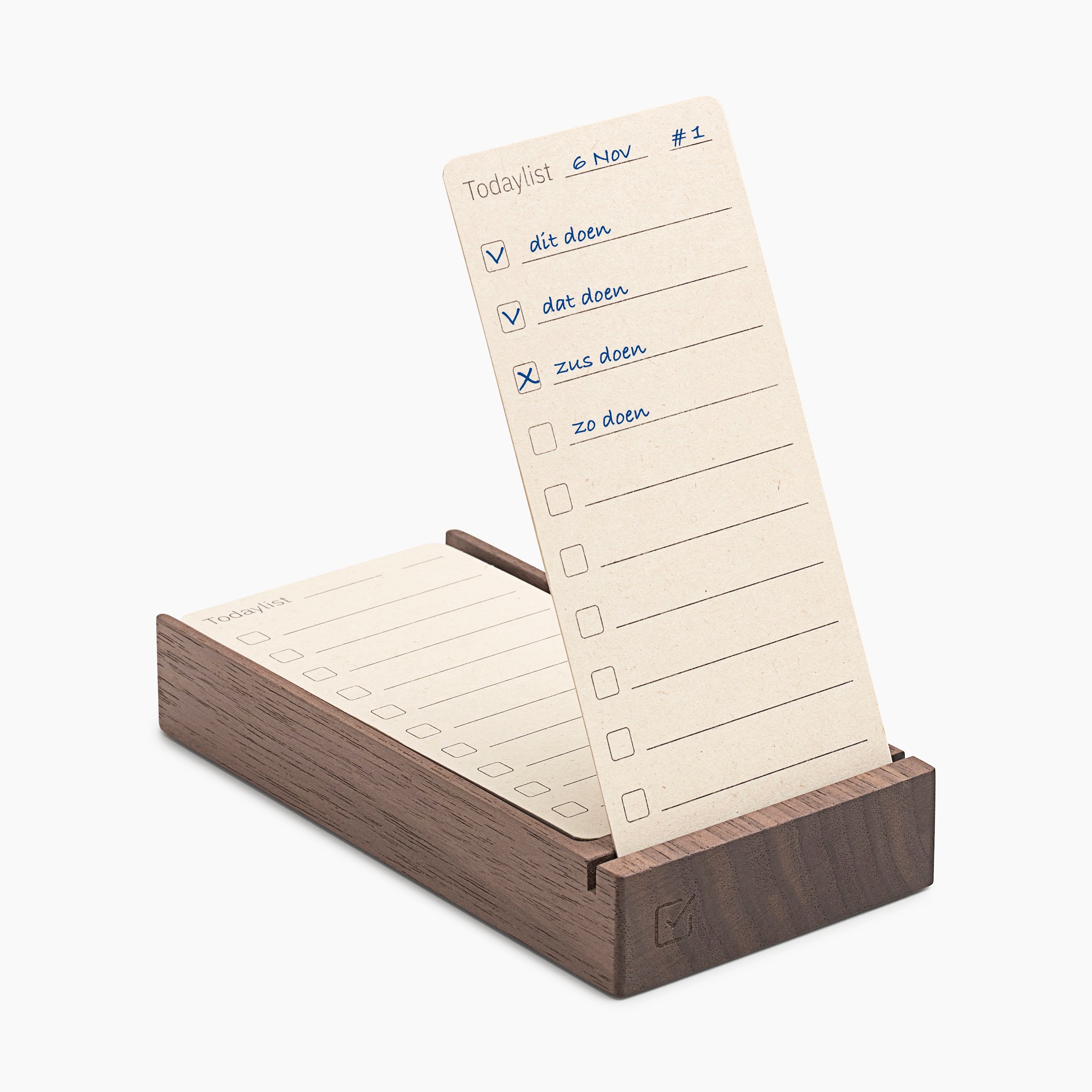 Todaylist Starter set Plus Walnut