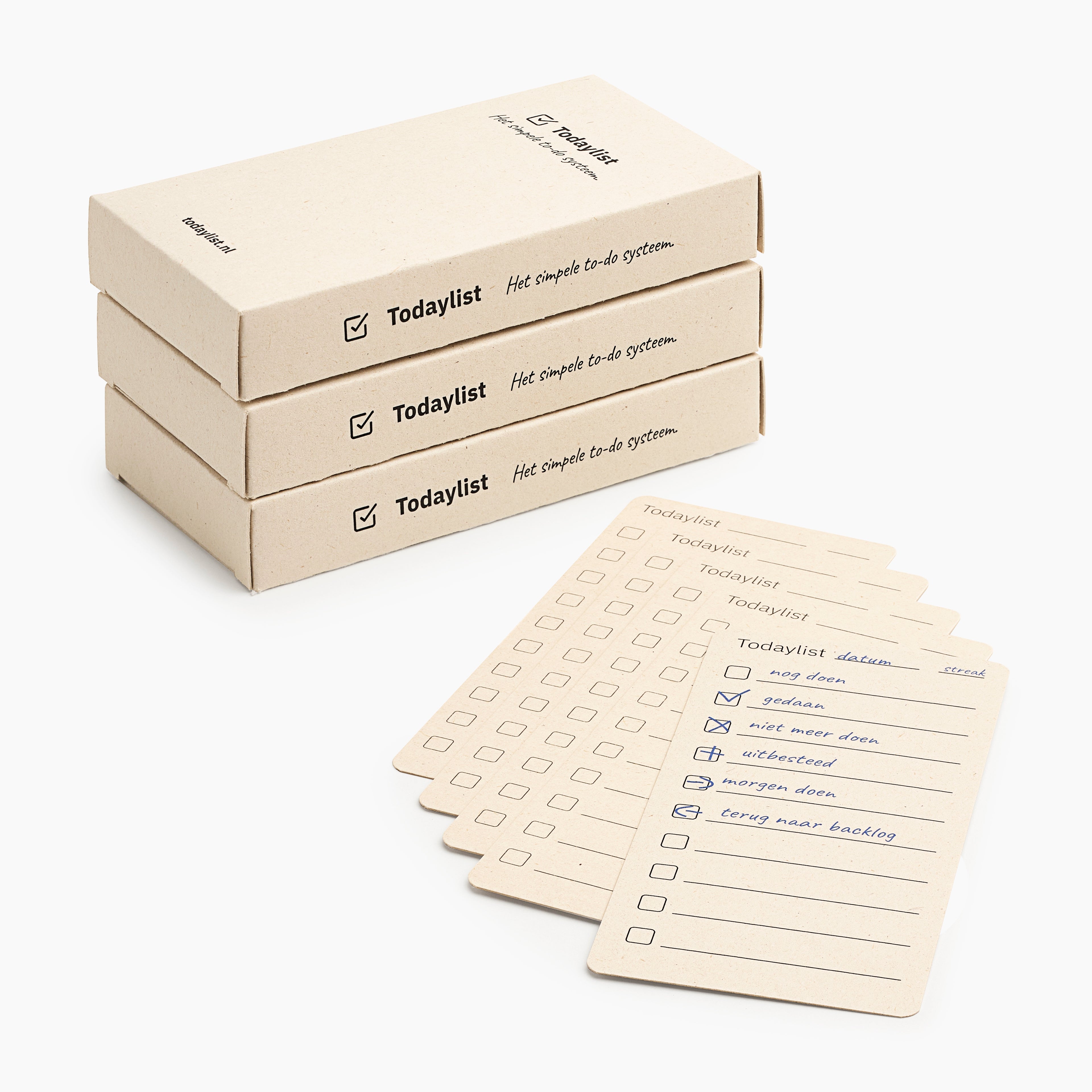 Todaylist Cards 3-pack - subscription