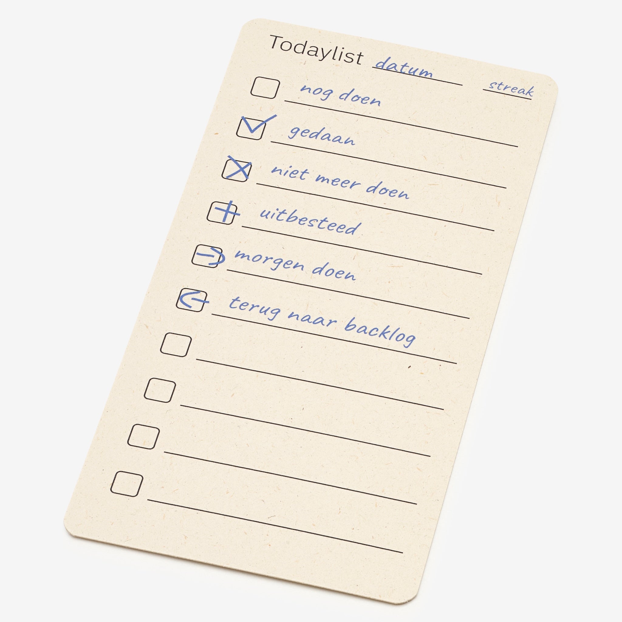 Todaylist Starter set 3 Black