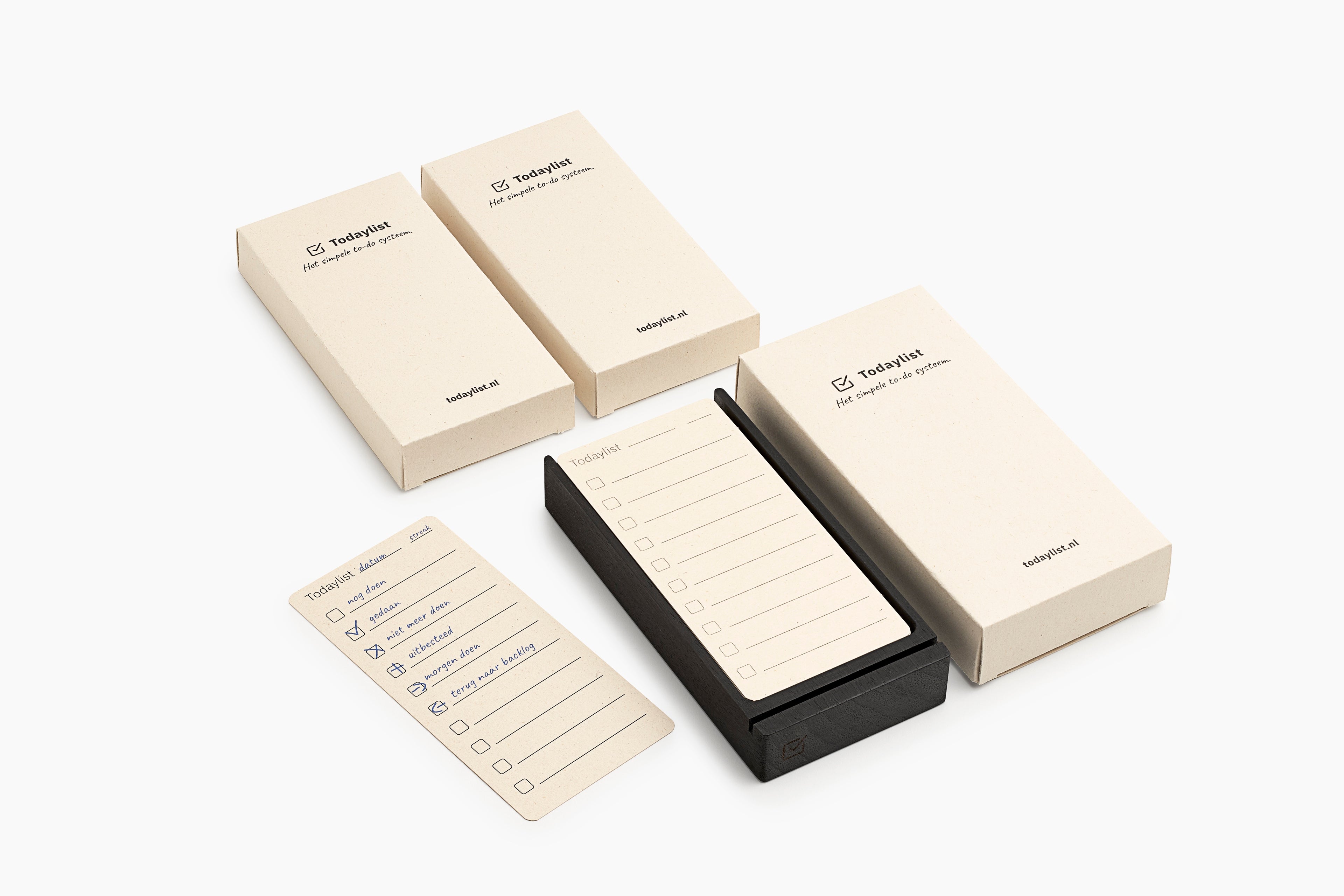 Todaylist Starter set Quarterly Black