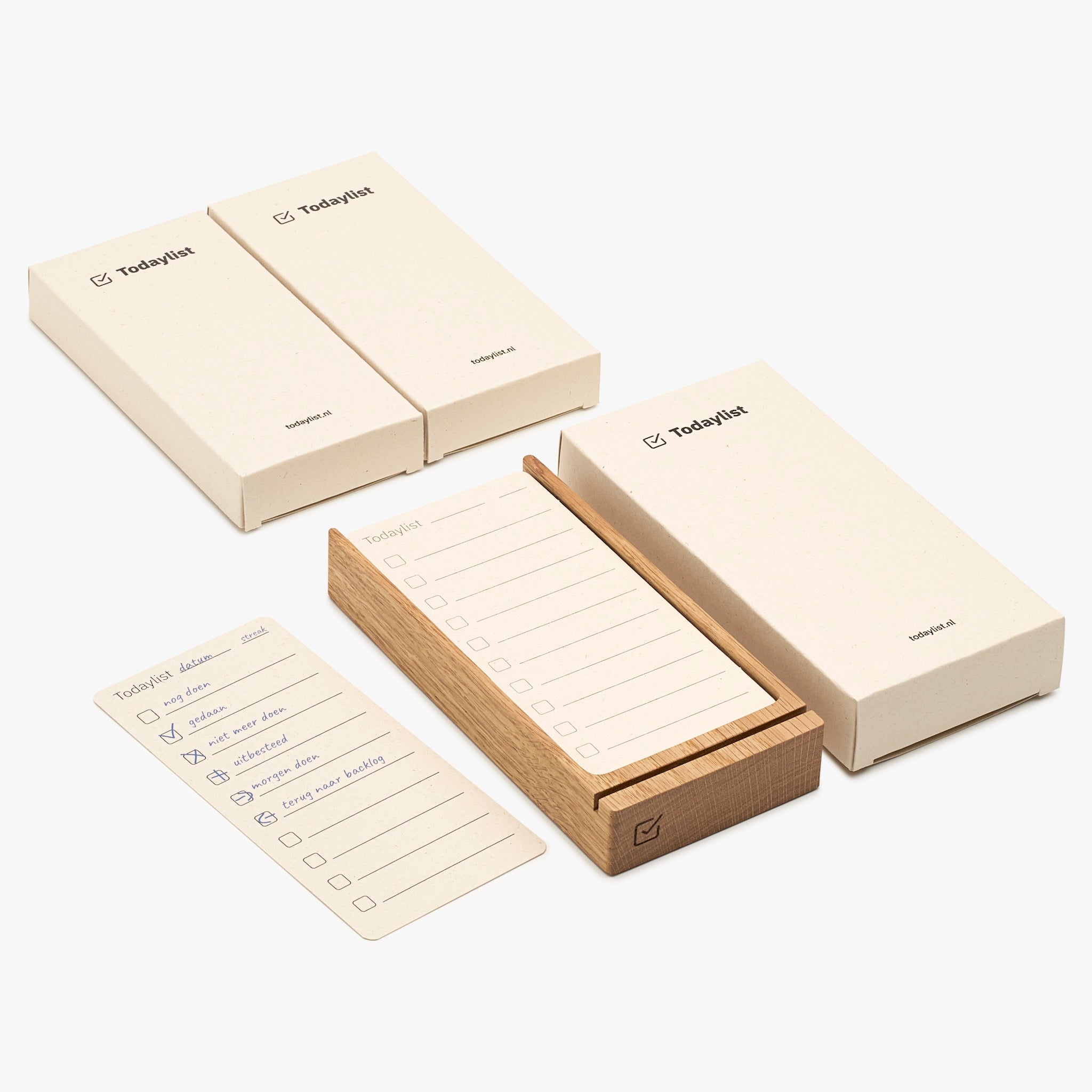 Todaylist Starter set 3 Oak