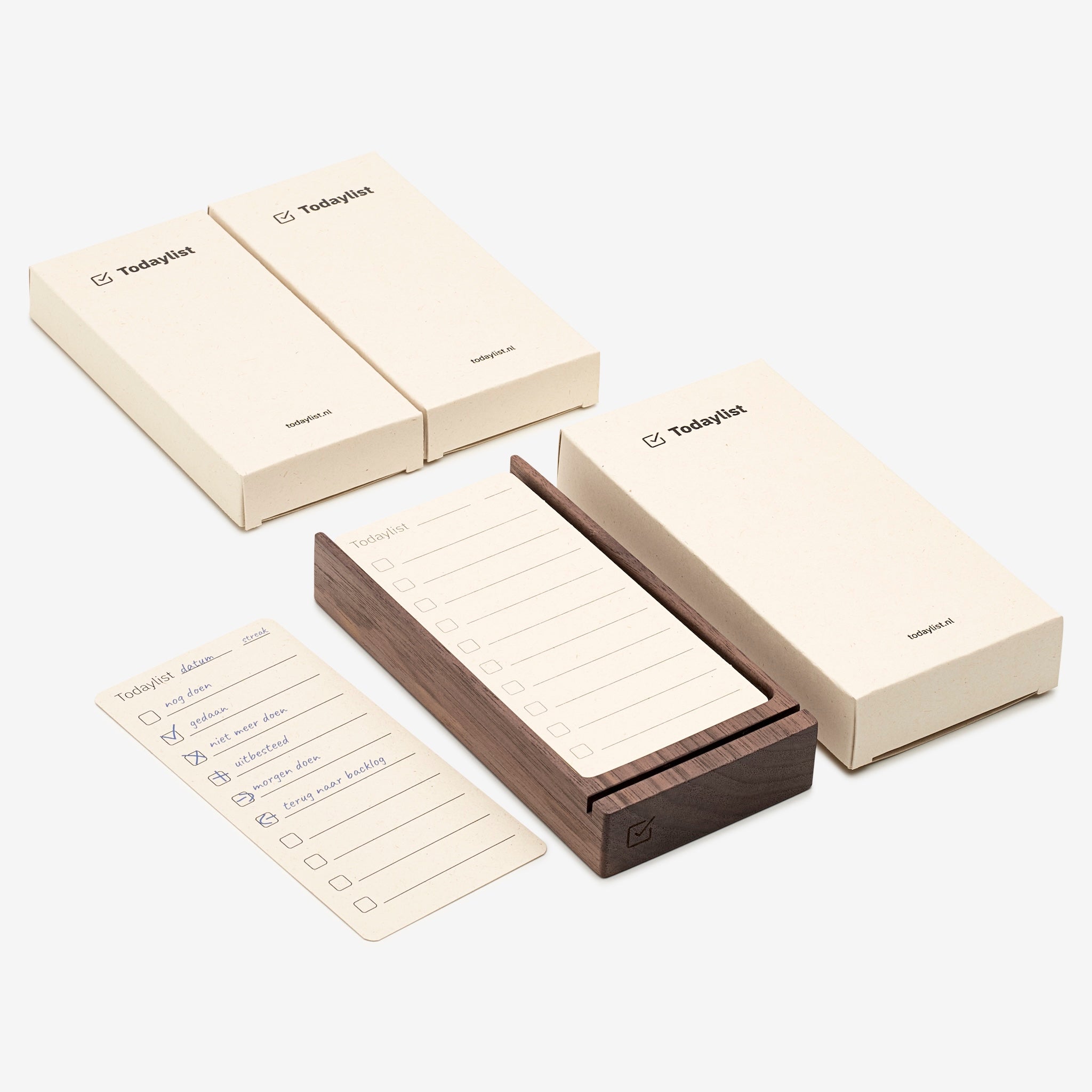 Todaylist Starter set Plus Walnut